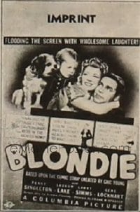 BLONDIE ('39) WC, regular