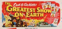 GREATEST SHOW ON EARTH ('52) 24sh