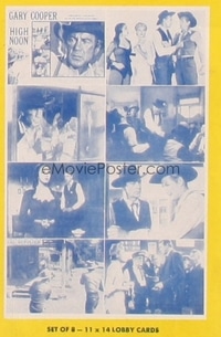 HIGH NOON ('52) LC set of 8