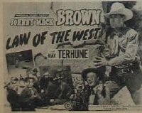 LAW OF THE WEST ('49) 1/2sh