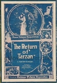 REVENGE OF TARZAN 1sh