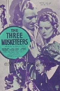 THREE MUSKETEERS ('35) 40x60