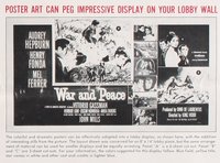 WAR & PEACE ('56) art poster