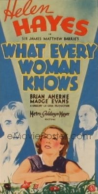WHAT EVERY WOMAN KNOWS ('34) 3sh