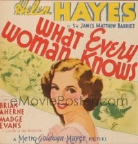 WHAT EVERY WOMAN KNOWS ('34) 6sh