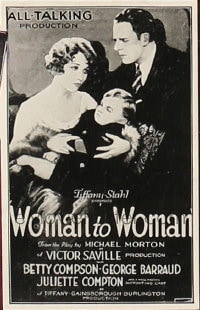WOMAN TO WOMAN ('29) 1sh