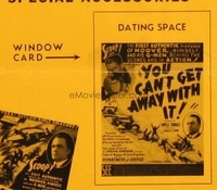 YOU CAN'T GET AWAY WITH IT ('36) WC, regular