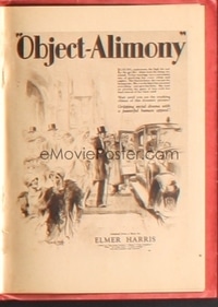 OBJECT ALIMONY campaign book page