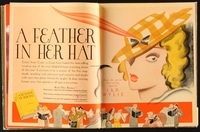 FEATHER IN HER HAT campaign book page