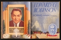 EDWARD G. ROBINSON campaign book page