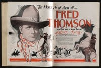 FRED THOMSON campaign book page