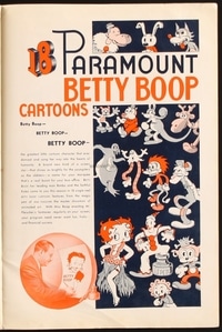 BETTY BOOP campaign book page