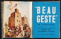 BEAU GESTE ('39) campaign book page