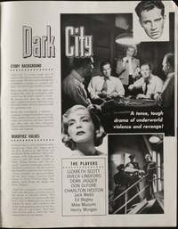 DARK CITY ('50) campaign book page