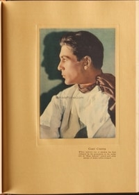 GARY COOPER campaign book page