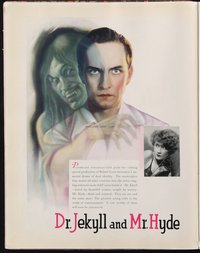 DR. JEKYLL & MR. HYDE ('31) campaign book page