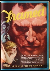 FRAMED ('30) campaign book page