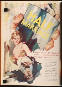 HALF MARRIAGE campaign book page