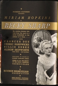 BECKY SHARP campaign book page