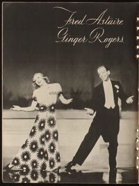 FRED ASTAIRE/GINGER ROGERS campaign book page