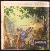 RICHEST GIRL IN THE WORLD ('34) campaign book page