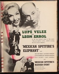 MEXICAN SPITFIRE'S ELEPHANT campaign book page