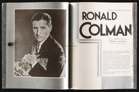 RONALD COLMAN campaign book page