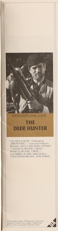 DEER HUNTER campaign book page