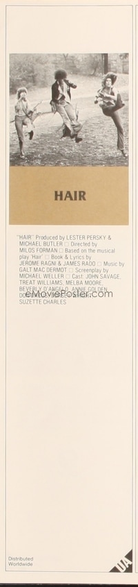 HAIR ('79) campaign book page
