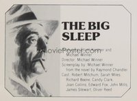 BIG SLEEP ('78) campaign book page