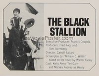 BLACK STALLION ('79) campaign book page