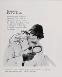 ROMANCE OF THE PINK PANTHER campaign book page