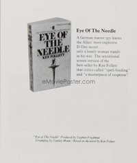 EYE OF THE NEEDLE ('81) campaign book page