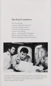 FINAL COUNTDOWN campaign book page