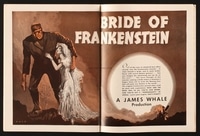 BRIDE OF FRANKENSTEIN campaign book page