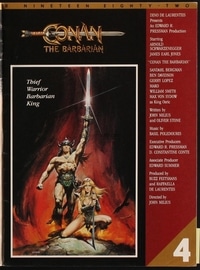 CONAN THE BARBARIAN ('82) campaign book page
