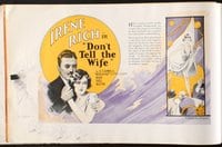 DON'T TELL THE WIFE ('27) campaign book page