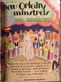 NEW ORLEANS MINSTRELS campaign book page '30s