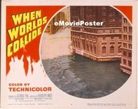 VHP7 246 WHEN WORLDS COLLIDE lobby card #4 '51 end of the world!