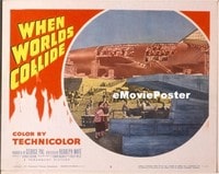 VHP7 248 WHEN WORLDS COLLIDE lobby card #2 '51 building a spaceship!