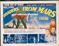 VHP7 254 INVADERS FROM MARS title lobby card '53 classic sci-fi!