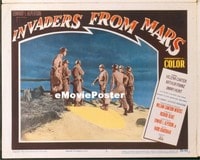 VHP7 260 INVADERS FROM MARS lobby card #2 '53 seven soldiers!