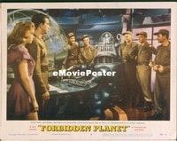 VHP7 285 FORBIDDEN PLANET lobby card #4 '56 Robby at control panel!
