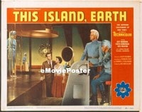 VHP7 302 THIS ISLAND EARTH lobby card #6 '55 inside the spaceship!