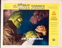 VHP7 322 MOLE PEOPLE lobby card #5 '56 mole person chokes man!