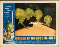 VHP7 353 INVASION OF THE SAUCER MEN lobby card #2 '57 cabbage heads!