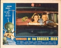 VHP7 356 INVASION OF THE SAUCER MEN lobby card #6 '57 hand attacks!