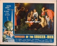 VHP7 359 INVASION OF THE SAUCER MEN lobby card #8 '57 bunch of teens!