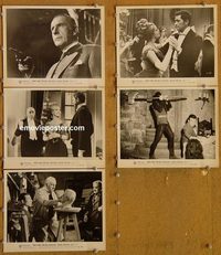 5965 CHAMBER OF HORRORS 5 vintage 8x10 stills '66 fear flasher!