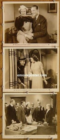 6081 CASE OF THE VELVET CLAWS 3 vintage 8x10 stills '36 Perry Mason